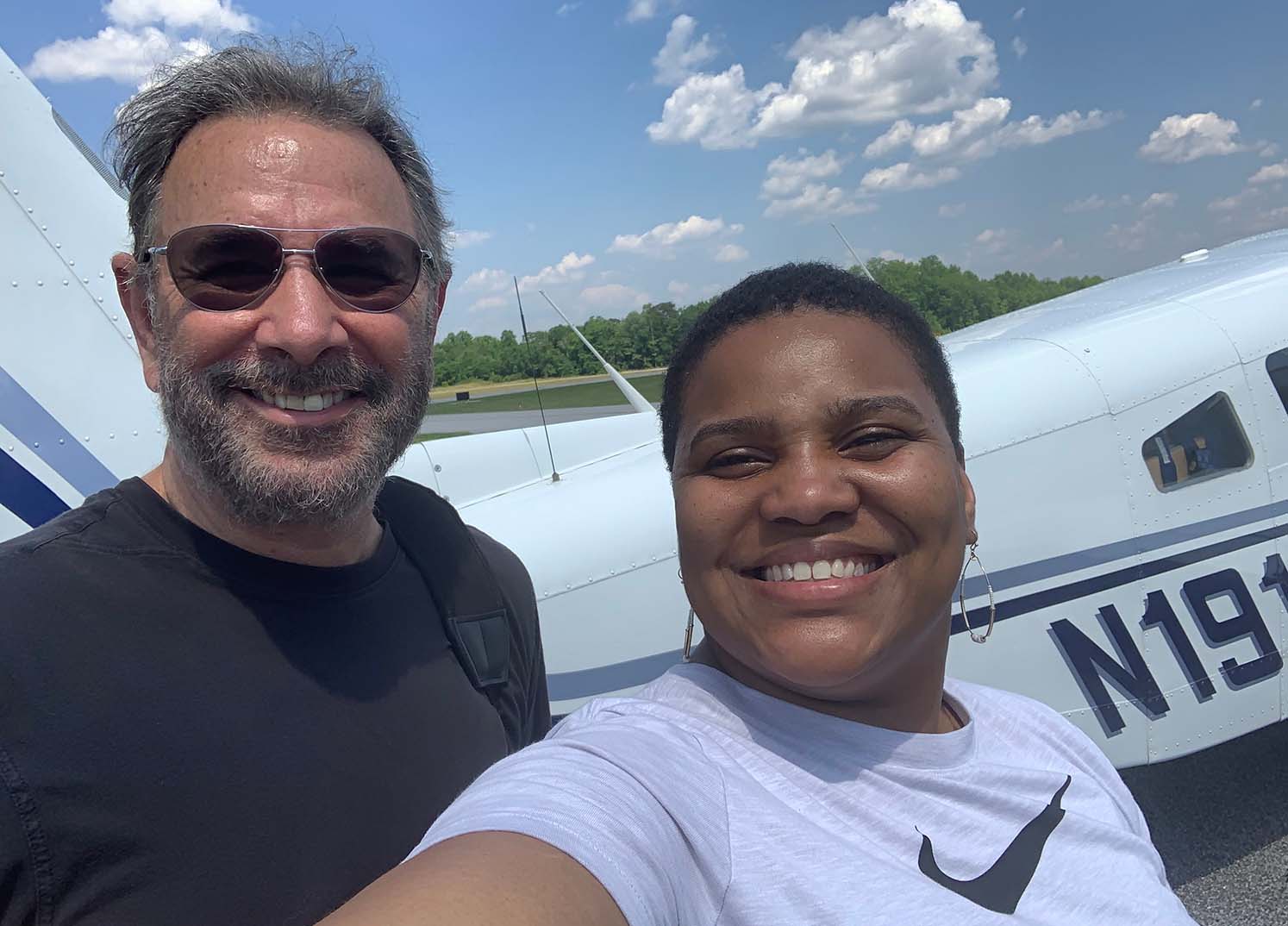 US Air Force Veteran takes a flight to Camp Southern Grounds on PALS