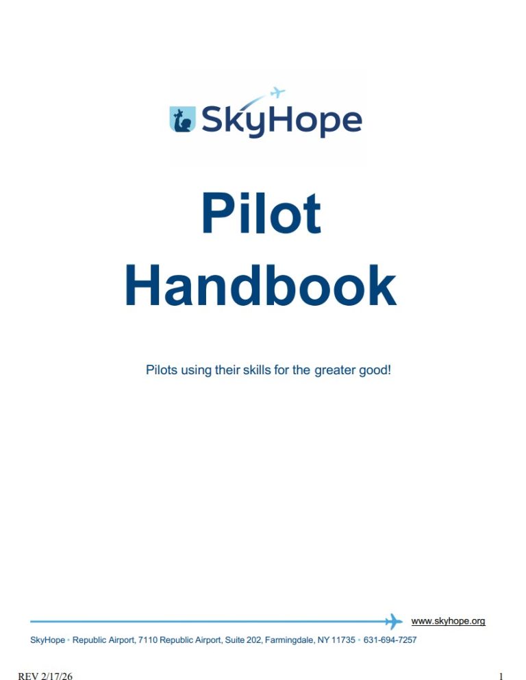 SkyHope Pilot Handbook 2026