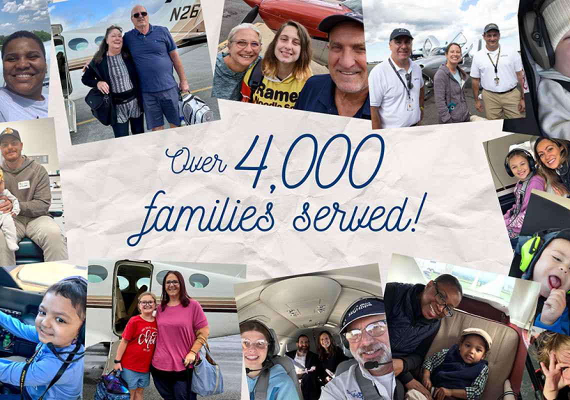 4,000 families served